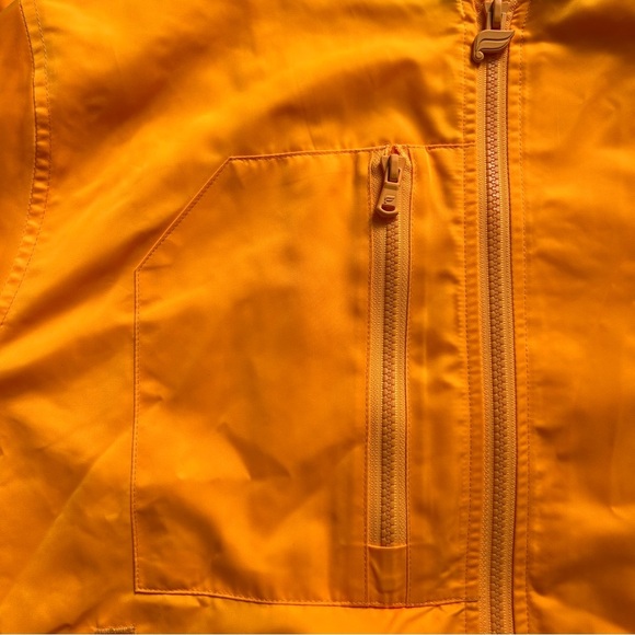 Fabletics Desert Sun Yellow Raincloud Grey Satin Bomber Jacket Size Large - Picture 8 of 16